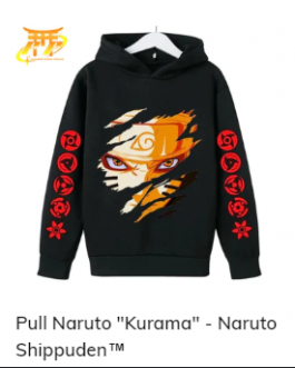 Pull à Capuche Naruto Rikudo